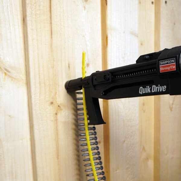 Quik Drive for timber cladding