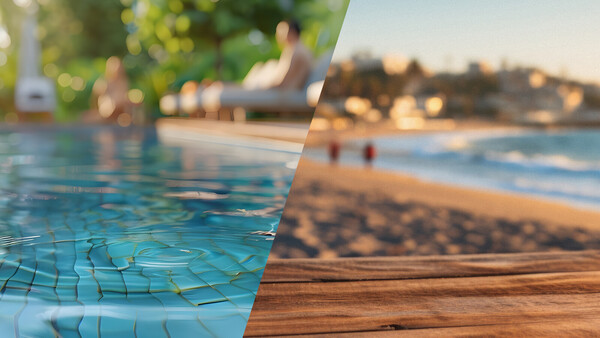 Svømmebasseng og kystnært