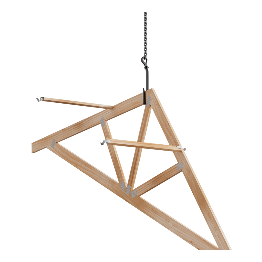 C_TIC45_InstPho_RI_Instld_TIC45-TrussHoistedUpInACrane-CloseUpView_C0